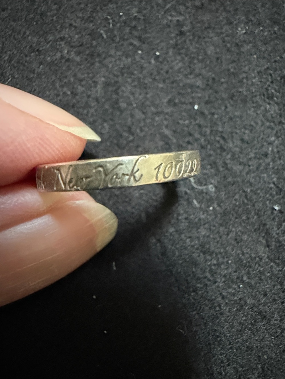 Tiffany & Co. Engraved Band - Silver